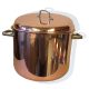 Copper pot with lid