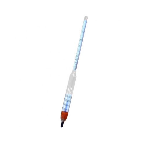 Alkoholometer mit Thermometer 