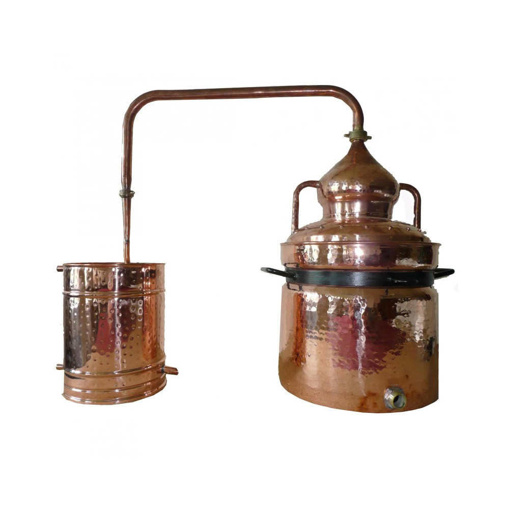 Einstufige Destille mit Rückflussturm 50 Liter