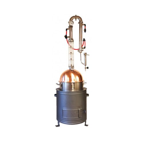 Einstufige Destille mit Rückflussturm 50 Liter