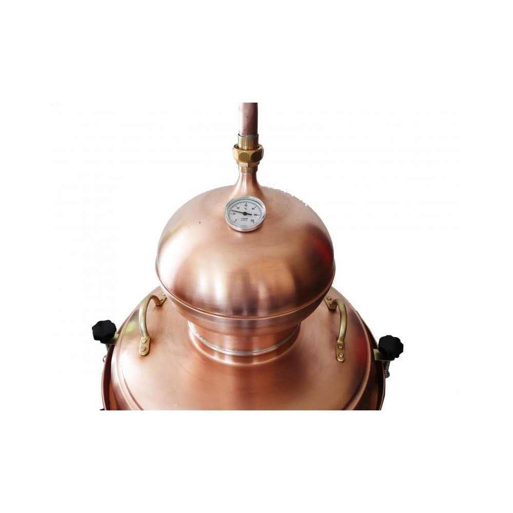 Einstufige Destille mit Rückflussturm 50 Liter